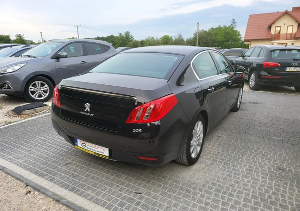 Peugeot 508 cena 38900 przebieg: 182541, rok produkcji 2012 z Czeladź małe 596